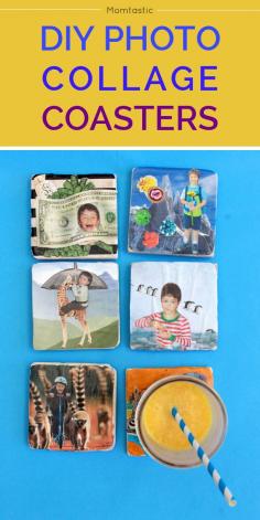 
                    
                        DIY Photo collage coasters
                    
                