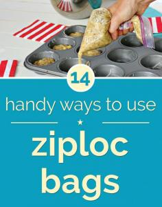 
                    
                        14 Handy Uses for Ziploc Bags (#12 is genius!) - thegoodstuff
                    
                