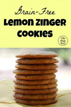 
                    
                        These grain-free lemon zinger cookies are to die for! So easy, and so delicious!
                    
                