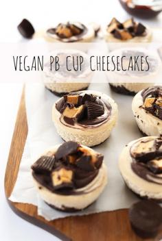 
                    
                        SUPER creamy Vegan PB Cup Cheesecake Bites! 9 ingredients, simple preparation, SO delicious! #vegan
                    
                