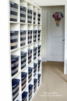 
                    
                        DIY Playroom IKEA Toy Storage Solutions by DIY Ready at  www.diyready.com/...
                    
                