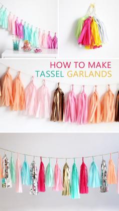 
                    
                        How to Make Your Own Tassel Garlands
                    
                