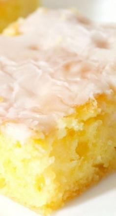 Lemon Jello Poke Cake Mm..