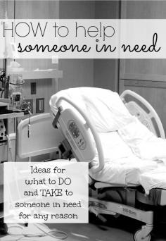 
                    
                        Specific ideas on what to DO and how to help someone in need for any reason (cancer, hospital stay, injury, illness, new baby, having a bad day, or just because). Tons of ideas of things to take to someone and ideas of ways to help people. Instead of just thinking about doing things, this is a perfect resource to give ideas so we actually DO things for others.
                    
                