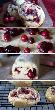 
                    
                        Iced Cranberry & Orange Swirl Scones - Erren's Kitchen
                    
                