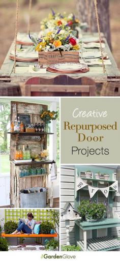 
                    
                        Repurposed Door Projects for the Garden • Lots of ideas & Tutorials!
                    
                
