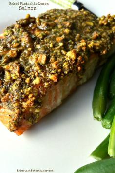 
                    
                        Baked Pistachio Lemon Salmon
                    
                