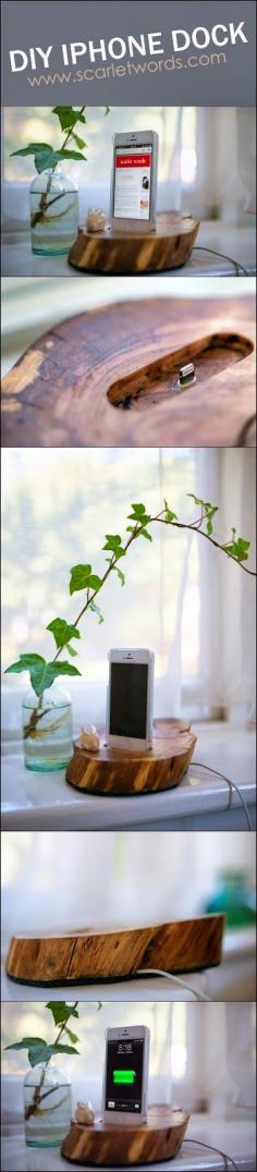 
                    
                        How to make an #iphone dock from a piece of wood.
                    
                