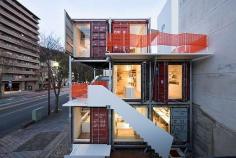 
                    
                        Sugoroku office by Daiken-Met Architects built using shipping containers makes it a mobile space! via Rebecca Byers @trendhunter
                    
                