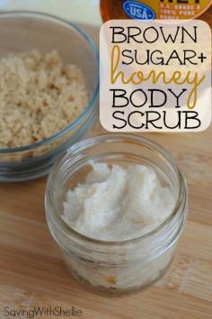 
                    
                        This Brown Sugar & Honey Body Scrub is hands down my favorite homemade scrub. Just 3 ingredients. It's quick, easy and smells great. I even use it on my face!
                    
                