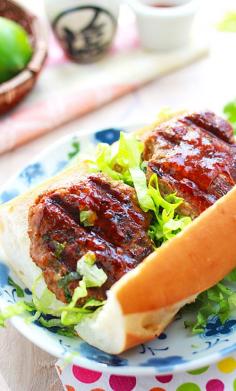
                    
                        Thai sweet chili beef burger - juicy and amazing burger with Thai sweet chili sauce will have you begging for more! | rasamalaysia.com
                    
                