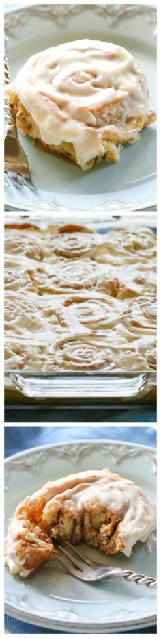 
                    
                        Soft Cinnamon Rolls - no-fail cinnamon rolls that are so soft and covered with cream cheese frosting. the-girl-who-ate-...
                    
                