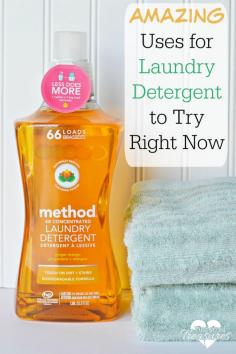 Amazing uses for that bottle of laundry detergent at your house. Be prepared to have your socks knocked off --- pun intended! #stylebymethod #CleverGirls @alicanwrite