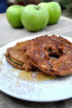 Paleo Apple Fritters. I've never tried almond meal and I'd like to give it a whirl. But, I'd probably just grind up my own almonds instead of buying it!