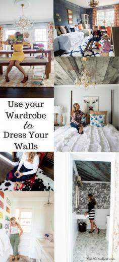 
                    
                        Need Ideas to Decorate your Home?  Check out YOUR WARDROBE!  GREAT IDEAS!
                    
                