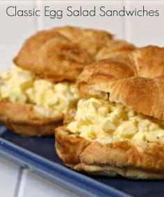 Easy Baby Shower Recipes: Classic Egg Salad Sandwich