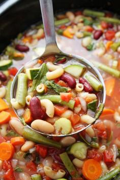 Good detox soup without pasta and beans