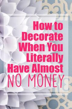 
                    
                        Do you want to create a beautiful home but money is tight?  Here are 10 great tips for How to Decorate on a Tight Budget.  You can make a beautiful home on a small budget.
                    
                