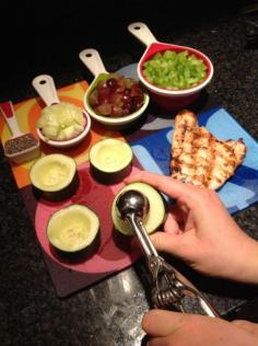 Dill Chicken Salad.  Made with greek yogurt, white wine and fresh garlic.  Mmmm. #chickensalad #chicken #salad #salads