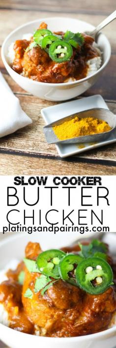 Slow Cooked Butter Chicken. Indian Recipes