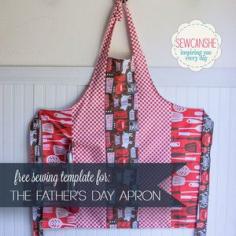 Fathers Day BBQ Apron from SewCanShe