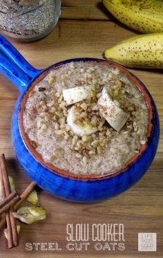 
                    
                        Overnight Steel Cut Oatmeal | by Life Tastes Good
                    
                