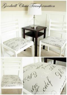 DIY Home Decor: Goodwill Chair Transformation