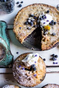 
                    
                        Sweet Blueberry Buttermilk Pies with Chamomile Cream
                    
                