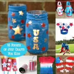 16 Fantastic Fourth of July Kids Crafts