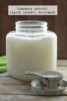 
                    
                        Homemade natural liquid laundry detergent - Cleaning Tips
                    
                