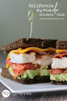 
                    
                        California Avocado Chicken Club Sandwich
                    
                