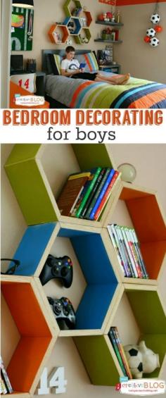 
                    
                        Cool Bedrooms for Teen Boys | Bedroom ideas for boys | Decorating a boy bedroom |  See more creative ideas on TodaysCreativeLif...
                    
                