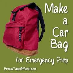 
                    
                        Learn everything you should pack in your car in case disaster strikes while you're away from home. How long would it take you to walk to safety?
                    
                