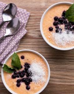 
                    
                        CHILLED MELON & LAVENDER SOUP
                    
                