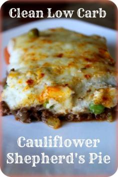 I LOVE SHEPARDS PIE, THIS IS A GENIUS ALTERNATIVE! Here's a Gluten free, low carb recipe for Shepherds pie - its topped with mashed cauliflower. Its a nutrient dense meal in one. So delicious - we will be putting this one into our regular rotation!