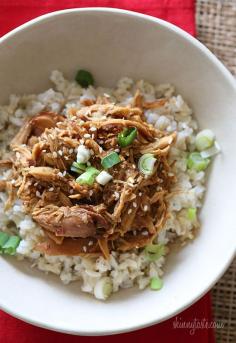 Crock Pot Sesame Honey Chicken #Crock #Pot #Slow #Cooker #Chicken