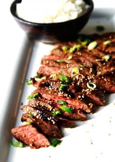Asian style flat Iron steak recipe