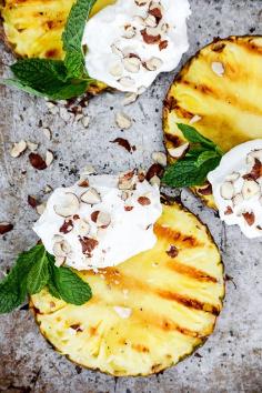 
                    
                        Grilled Pineapple with Coconut-Whipped Cream
                    
                