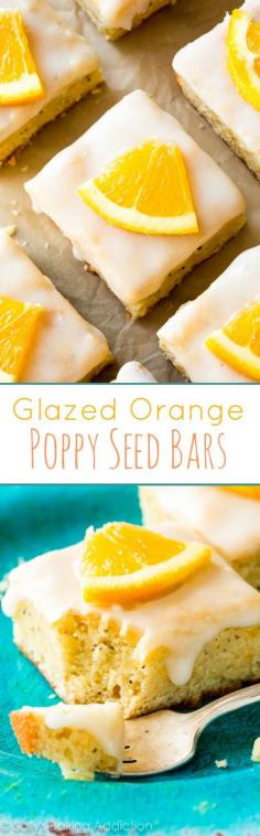 
                    
                        Glazed Orange Poppy Seed Bars will leave everyone BEGGING for the recipe! They are so, so simple too.
                    
                