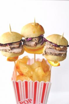 Best Recipe Ideas for the Fourth of July - 4th of July Pork Sliders Recipes - DIY Party Food Ideas from DIY JOY