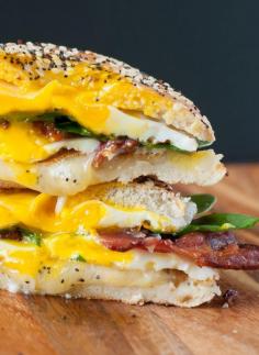 Bagel Grilled Cheese Sandwich