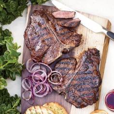 Spice-Rubbed T-Bone Steaks Recipe on Food & Wine.     Big, thick steaks need a lot of seasoning, so be sure to cover them liberally with salt, pepper and any rub before grilling.