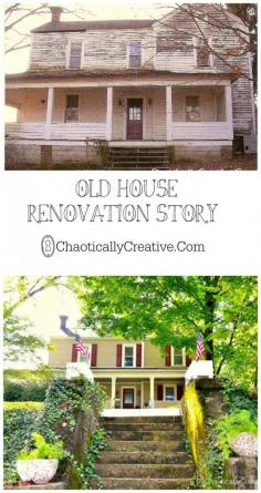 This old house was brought back to life. Now we are dressing her up little by little by little...
