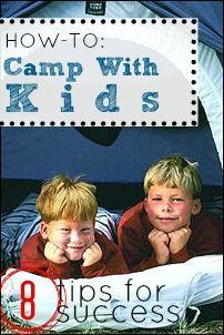 How to *successfully* camp with kids | Tipsaholic.com #camping #kids #summer #tips