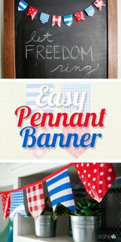 
                    
                        Easy Pennant Banner Tutorial
                    
                