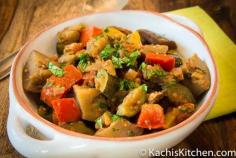 My Ratatouille Ruchikaram recipe features eggplant and other vegetables that are sautéed in seasoned the oil. Delicious as a main or side dish. Healthy and easy to make.