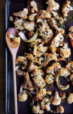 Roasted Cauliflower with Lemon-Parsley Dressing - Bon Appétit