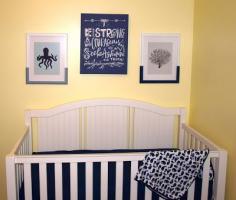 
                    
                        Our life on a budget...: Baby Boy Nursery Reveal…navy and yellow navy and gold nautical maps on a budget
                    
                
