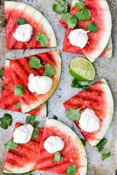 Spicy Grilled Watermelon #summer #party #food