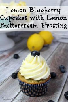 
                    
                        Lemon Blueberry Cupcakes with Lemon Buttercream Frosting
                    
                